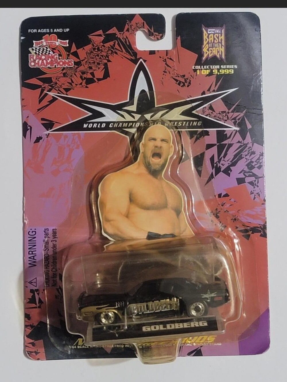Goldberg WCW Nitro-Street Rods Die Cast Car by Racing Champions 1999 1/64 scale